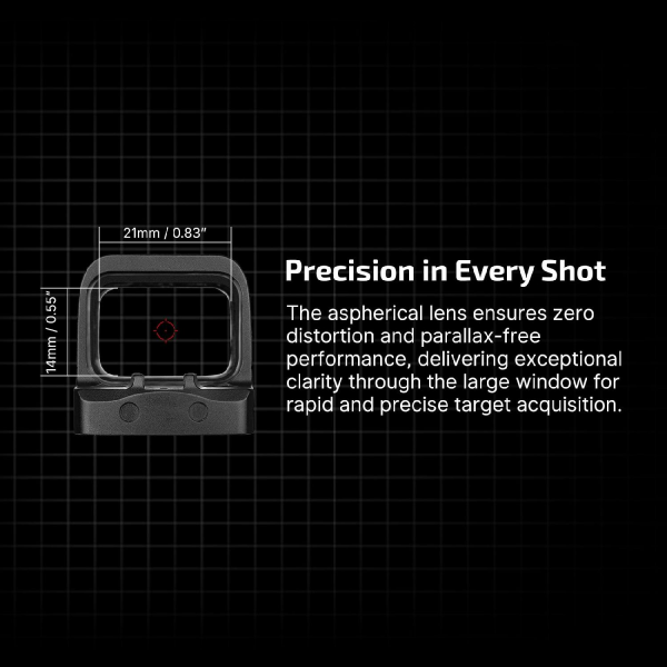 Osight S 2 MOA DOT & 32 MOA Circle RED DOT