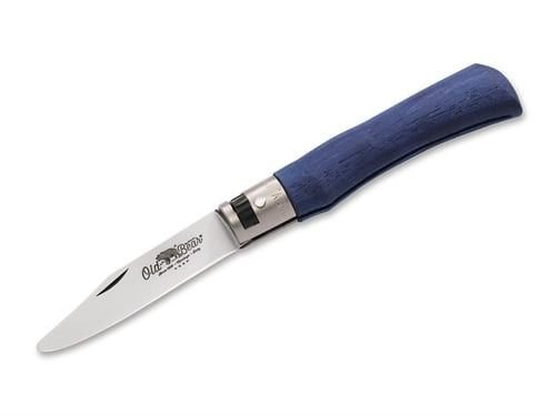 OLD BEAR 19 CM LAMİNE MAVİ AHŞAP 7 1/2'' M ÇAKI
