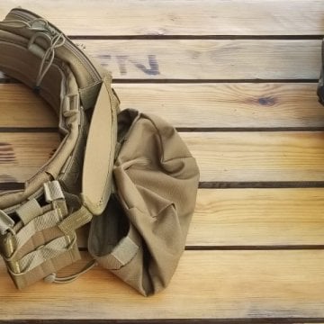 ISG TACTICAL BELT - TAKTIK KEMER SETI - KÜTÜKLÜK - TAN -ÇÖL RENGİ