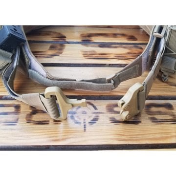 ISG TACTICAL BELT - TAKTIK KEMER SETI - KÜTÜKLÜK - TAN -ÇÖL RENGİ