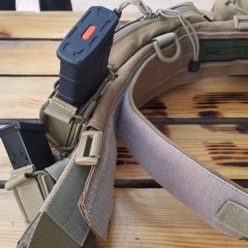 ISG TACTICAL BELT - TAKTIK KEMER SETI - KÜTÜKLÜK - TAN -ÇÖL RENGİ