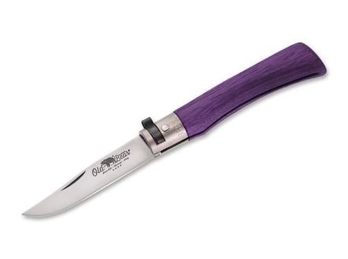OLD BEAR 19 CM LAMİNE MOR AHŞAP 7 1/2'' M ÇAKI