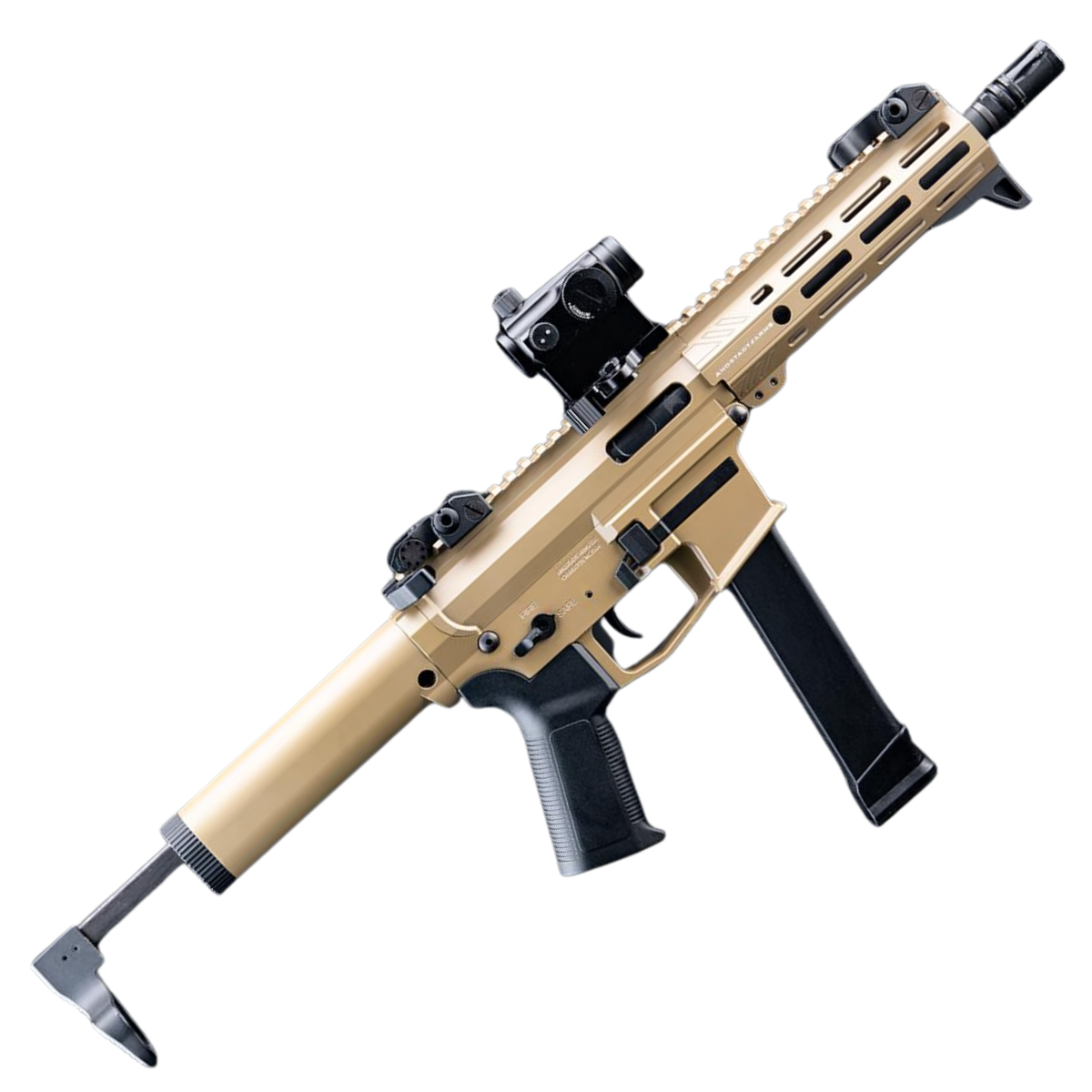 EMG Helios x Angstadt Arms UDP-9 G3 7.5 İnç Tan Airsoft AEG Tüfek – 20431