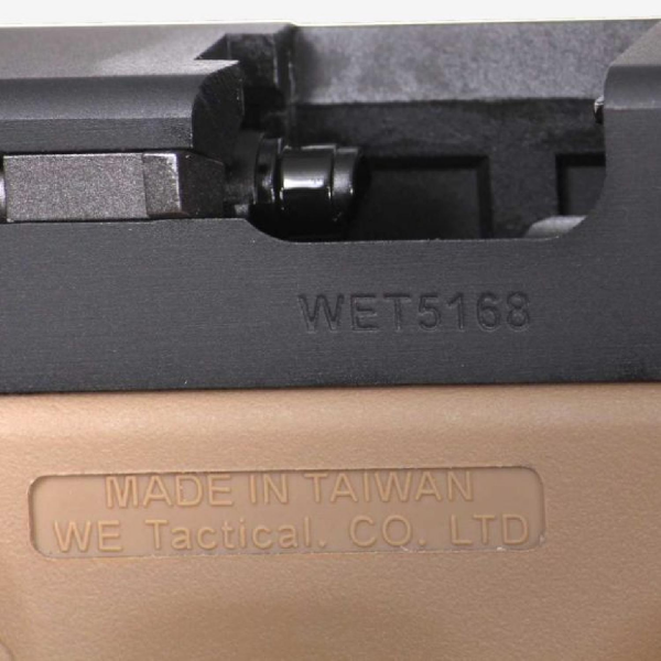 WE G19 Tan Gen4 GBB Airsoft Tabanca