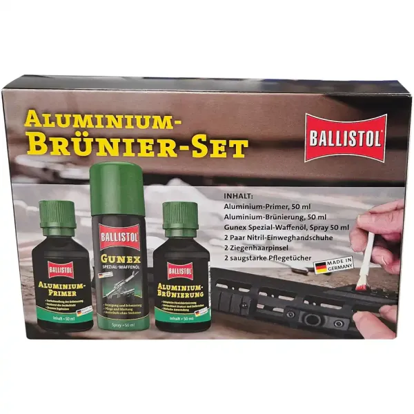 Ballistol Browning Silah Boyası Seti (Alüminyum Yüzeyler)