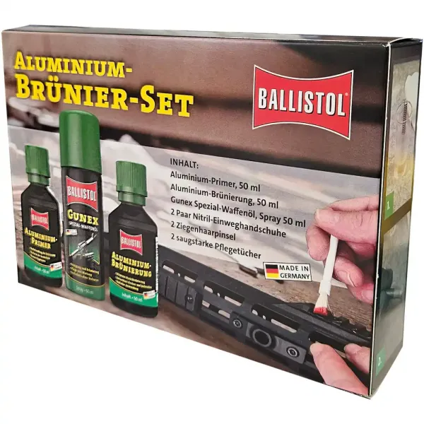 Ballistol Browning Silah Boyası Seti (Alüminyum Yüzeyler)