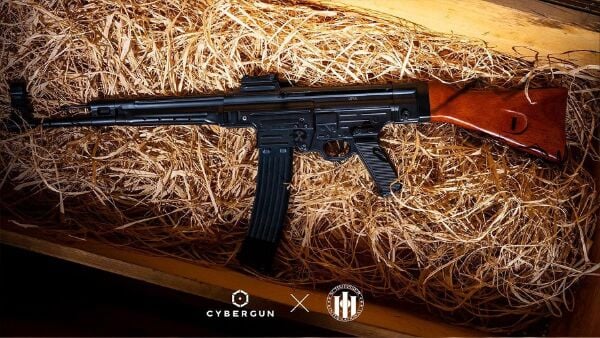 CYBERGUN SCHMEISSER Lisanslı Ağaç Dipçik MP44 WWII Full Metal Sturmgewehr Airsoft AEG Tüfek
