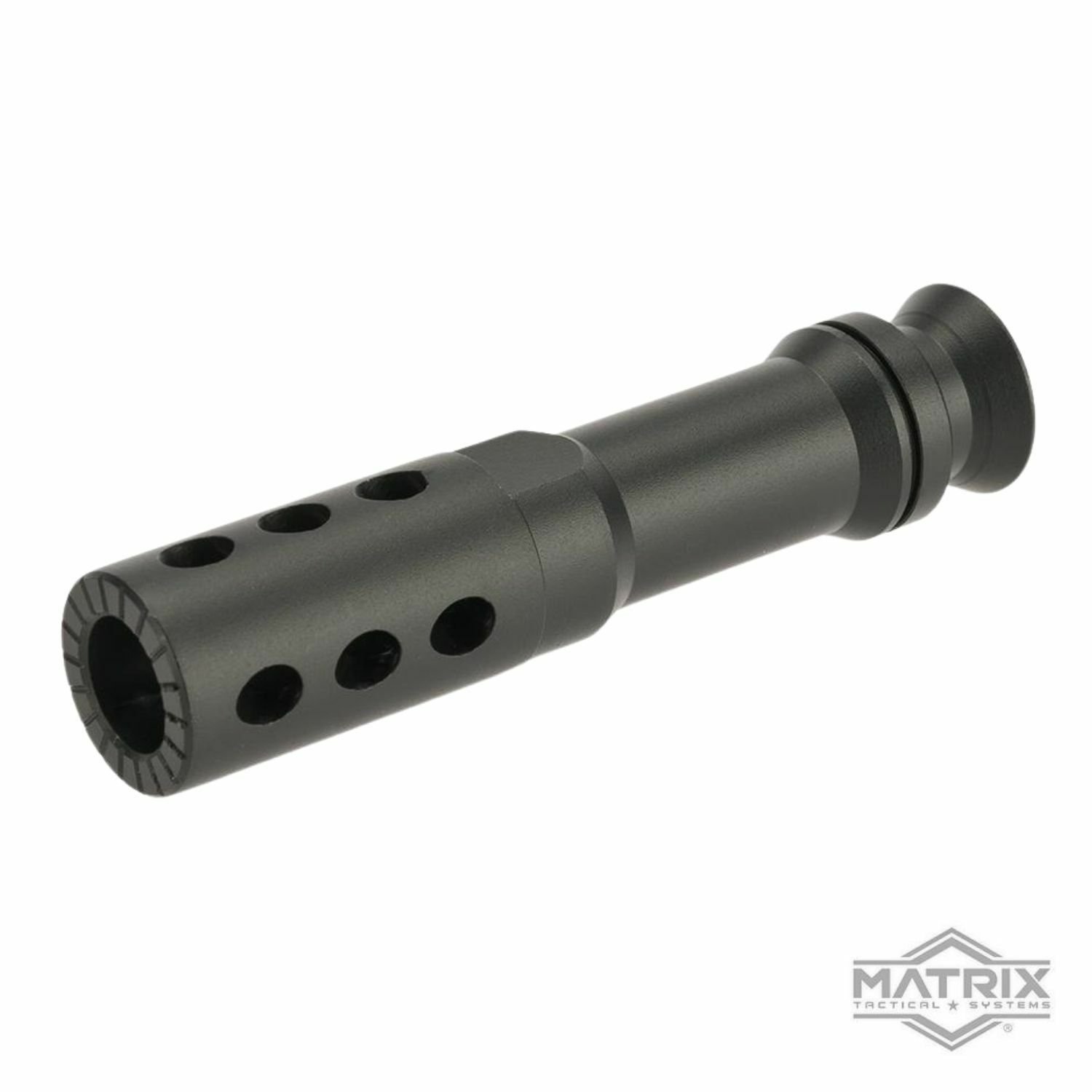 Matrix Metal FN M249 Style Flashhider - 14mm Negative