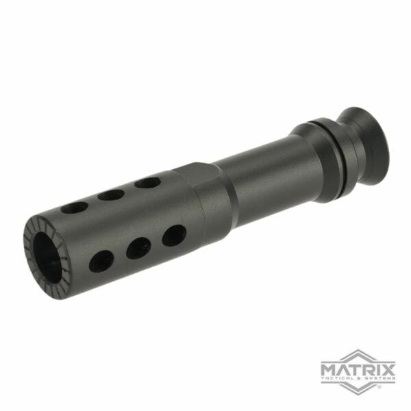Matrix Metal FN M249 Style Flashhider - 14mm Negative