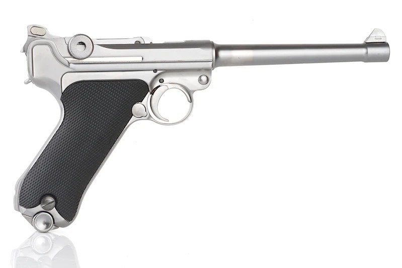 WE P08 Luger 6 Silver GBB Airsoft Tabanca