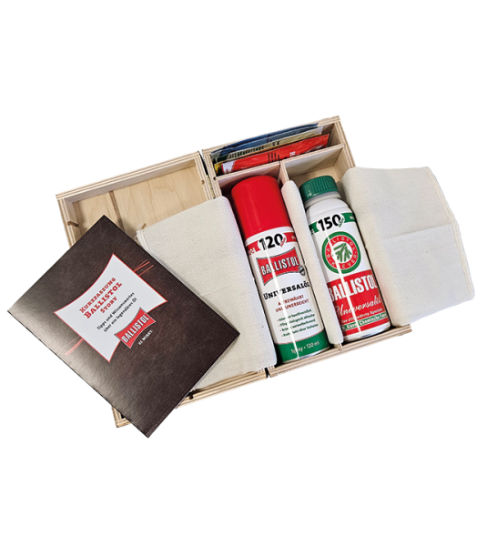 Ballistol Universal Yıldönümü Ahşap Kutulu Set