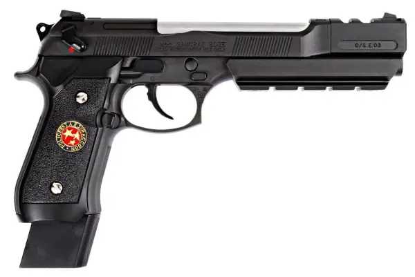 WE-Tech Custom Barry Burton BioHazard M92 Gen 1 Siyah GBB Airsoft Tabanca