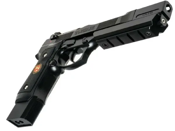 WE-Tech Custom Barry Burton BioHazard M92 Gen 1 Siyah GBB Airsoft Tabanca