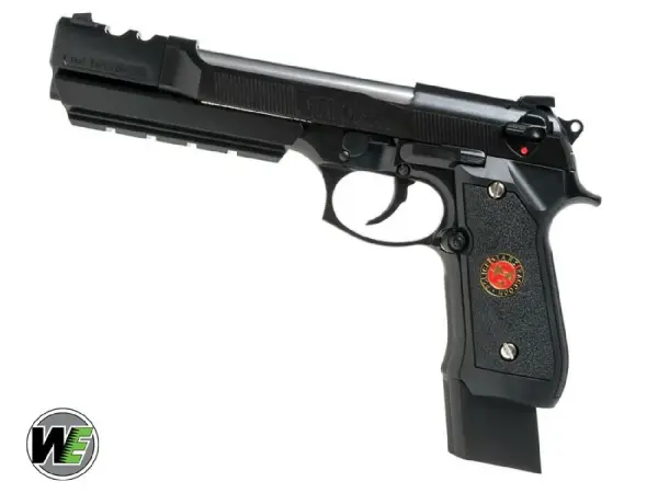 WE-Tech Custom Barry Burton BioHazard M92 Gen 1 Siyah GBB Airsoft Tabanca