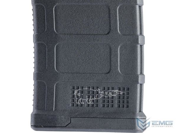 EMG Noveske Lisanslı ''Flaming Pig'' 220BB MIDCAP Polimer Airsoft M4/M16 Şarjör
