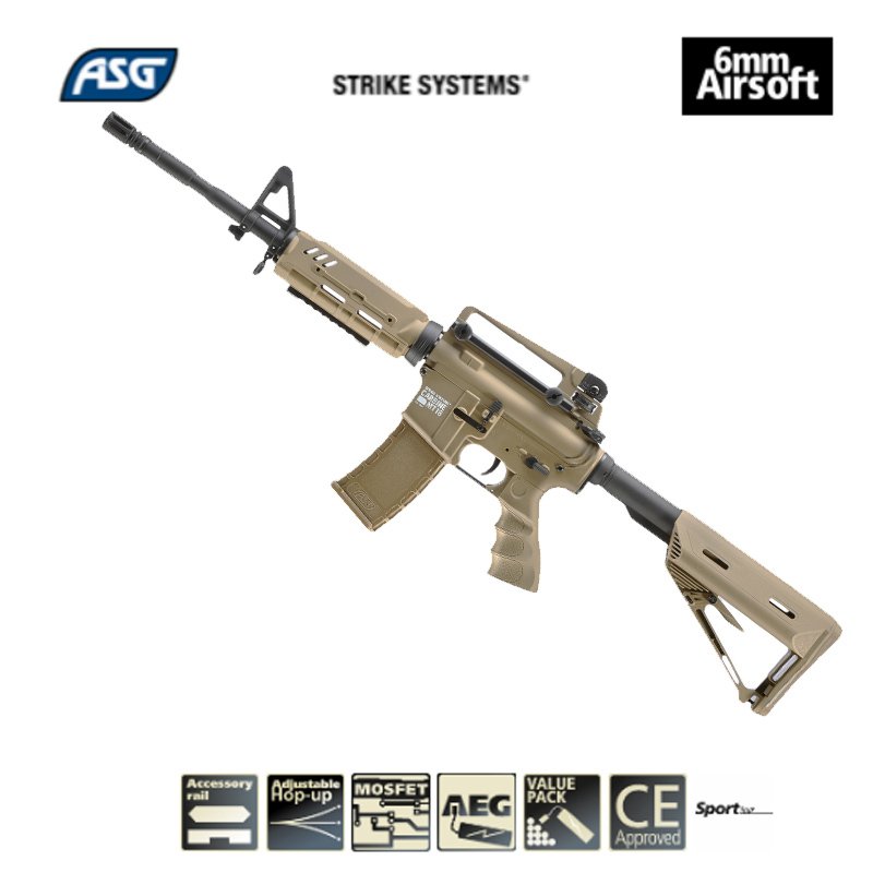 ASG Strike Systems MT18 Carbine Sportline AEG Airsoft Tüfek - Tan / Çöl Rengi