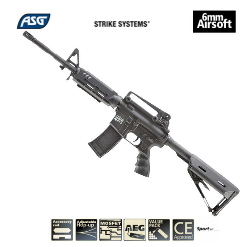 ASG Strike Systems MX18 Carbine Sportline AEG Airsoft Tüfek - Siyah