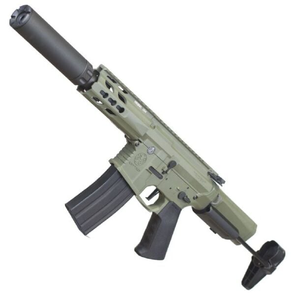 KRYTAC Trident MKII PDW Mock Susturuculu Haki Yeşil AEG Airsoft Tüfek