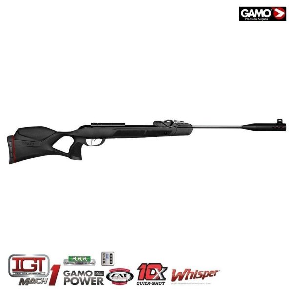 GAMO REPLAY 10X MAGNUM IGT Gen2 5.5 MM Şarjörlü ve Dürbünlü Havalı Tüfek- 6110038655-F