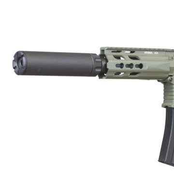 KRYTAC Trident MK2 PDW ''Mock Suppressor'' AEG Airsoft Tüfek - YEŞİL