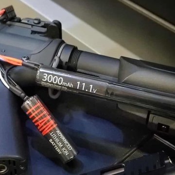 Titan 3000mAh 11.1v Nunchuck T-Plug (Deans) Airsoft Li Ion Pil - 1157