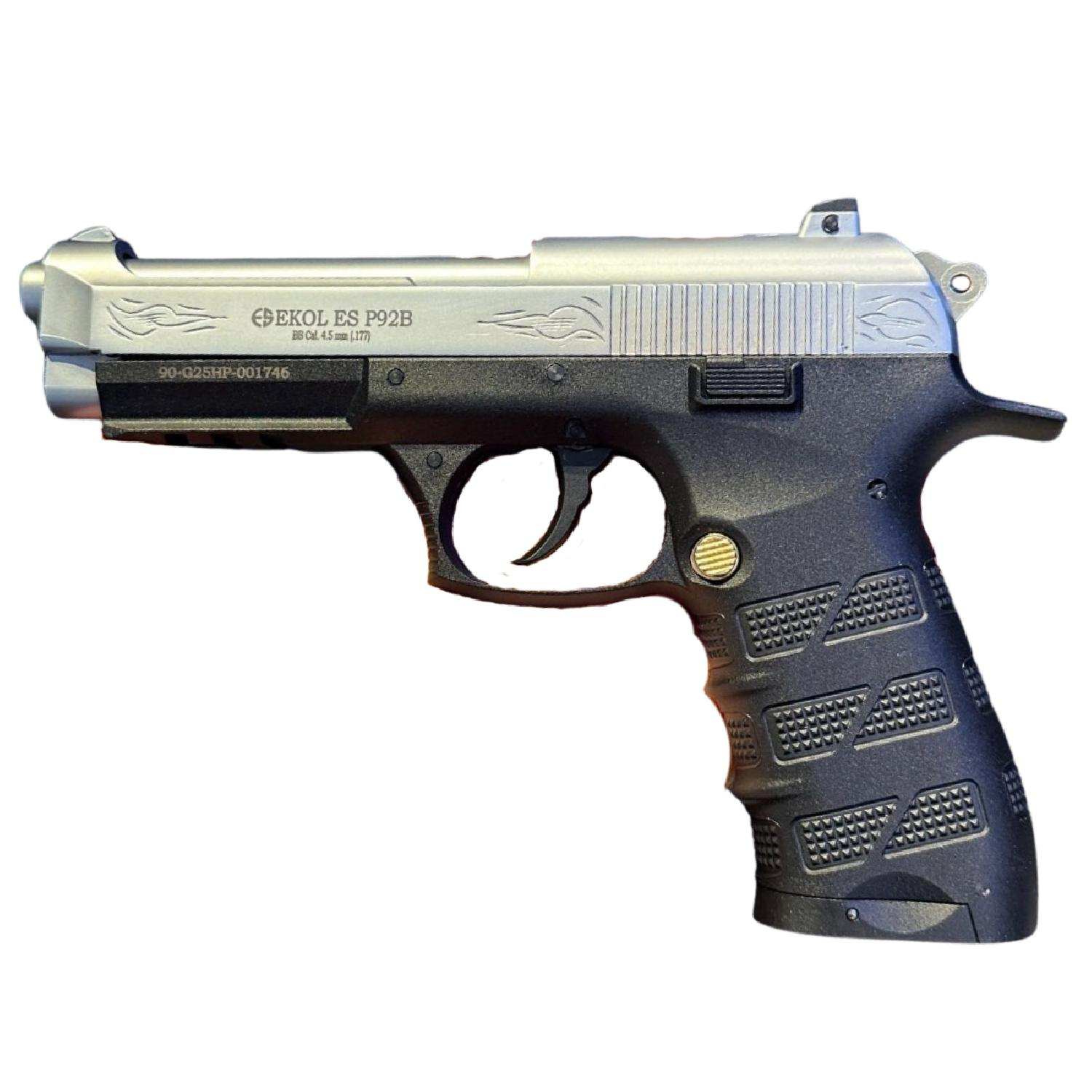 EKOL S P92 B Polimer Füme Altın Havalı Tabanca Blowback