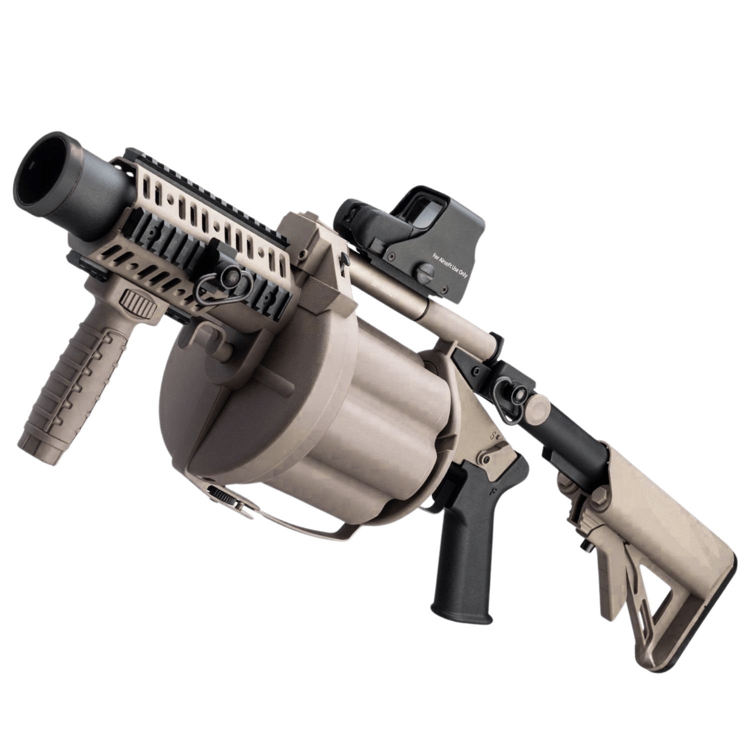 ICS MGL Tam Boy Airsoft Revolver Bombaatar - Tan