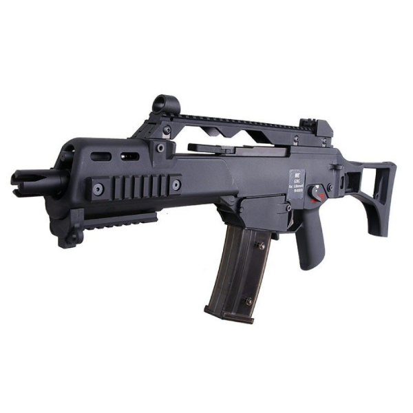 WE Tech 999-G36C GBB Gas Blowback Airsoft Tüfek - Siyah - HardCase WE-R-G001