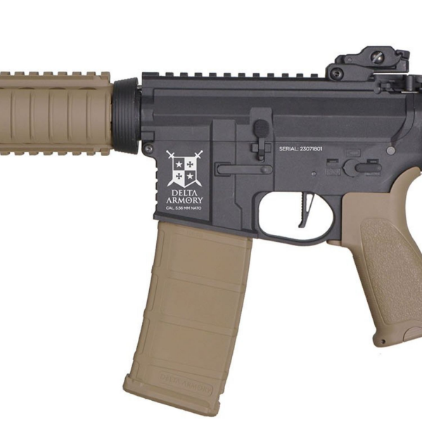 Delta Armory AR15 RIS BRAVO Half Tan AEG Airsoft Tüfek / Pil Şarj Setli