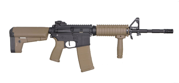 Delta Armory AR15 RIS BRAVO Half Tan AEG Airsoft Tüfek / Pil Şarj Setli