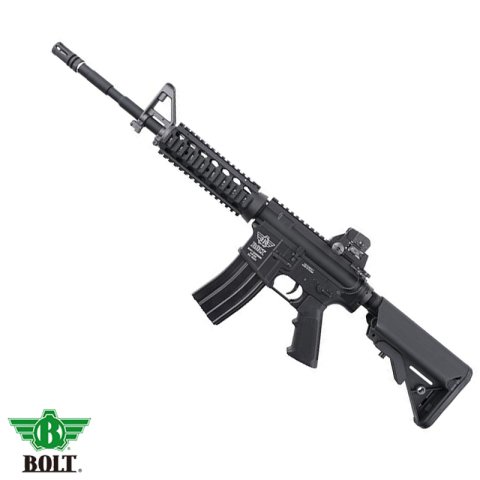 BOLT M4 SOPMOD Full Metal BRRS Tepmeli Airsoft AEG - Black)