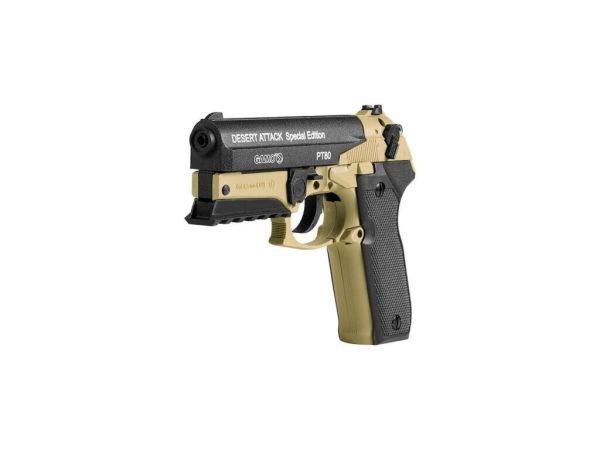 GAMO PT-80 DESERT ATTACK PISTOL 4.5 MM CO2 TABANCA