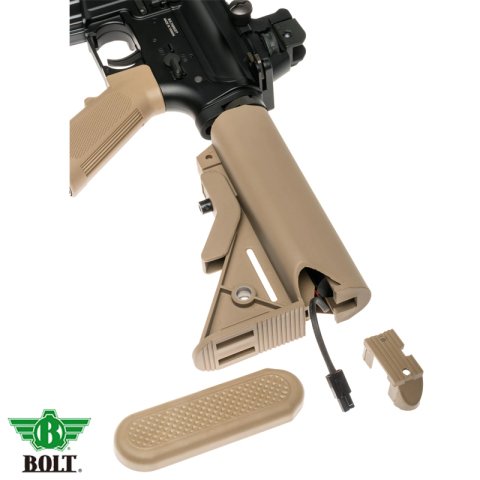 BOLT M4 SOPMOD Full Metal BRRS Tepmeli Airsoft AEG - TAN