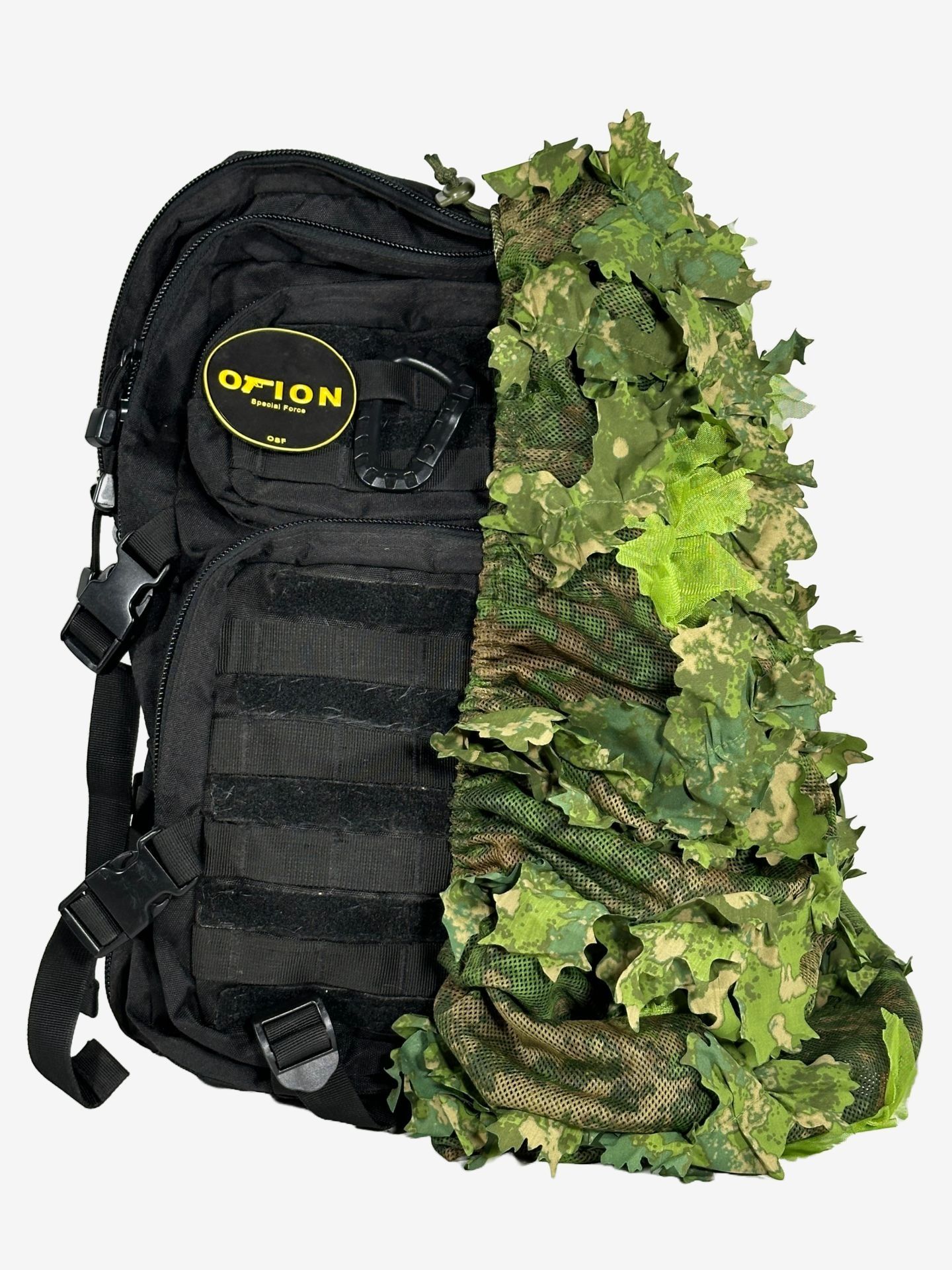 KMCS Bag Cover Bitki Örtüsü Çanta Kamuflajı Renk Beden Seçenekli Green (Yeşil) - SMALL