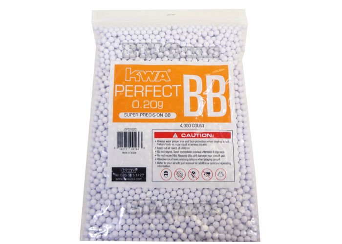 KWA 0.20G PERFECT BB Airsoft Mermi 4000 Adet
