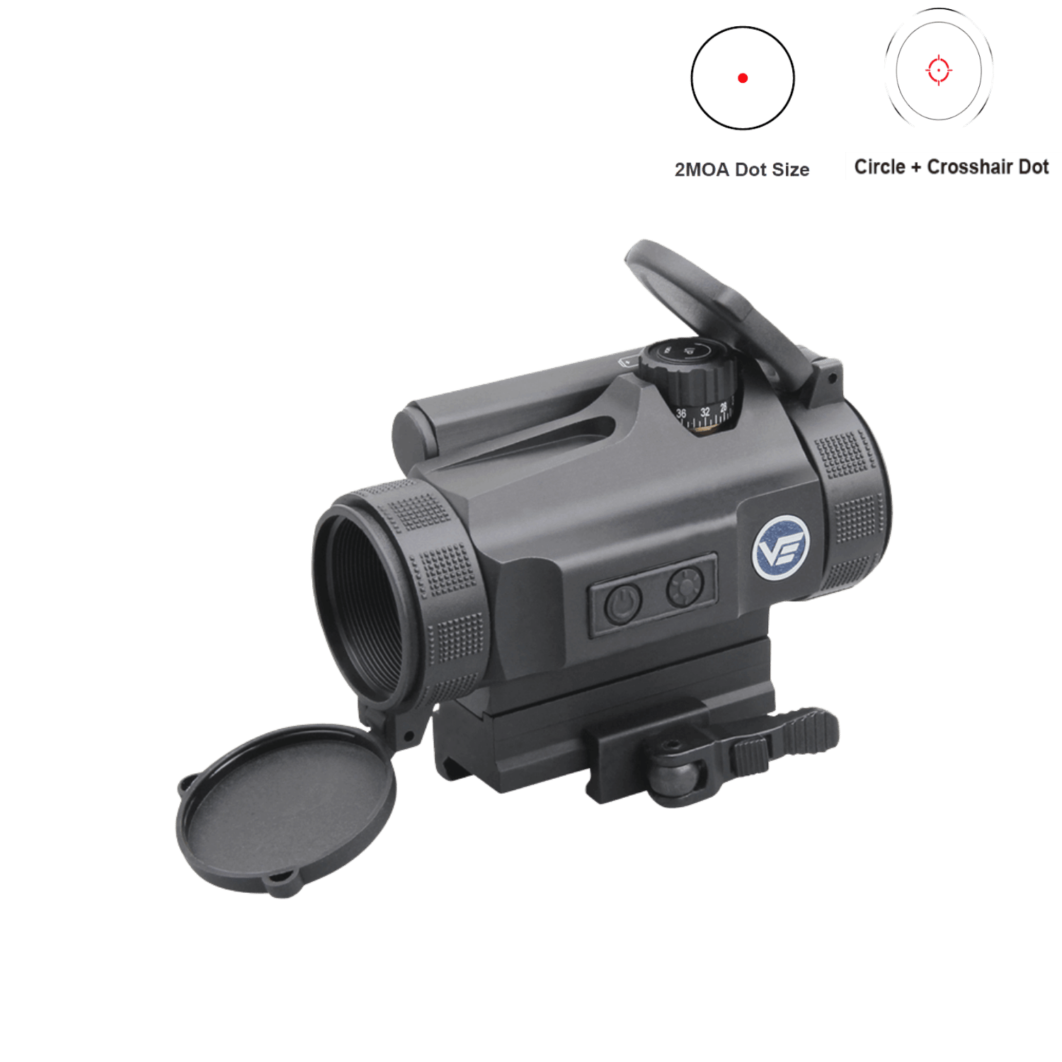 Vector Optics Nautilus 1x30 2Moa Çoklu Artıkıl Kırmızı Nokta Nişangah - SCRD-D26