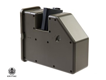 KRYTAC AEG LMG DRUM Şarjör - 3500 BB - OD Yeşil