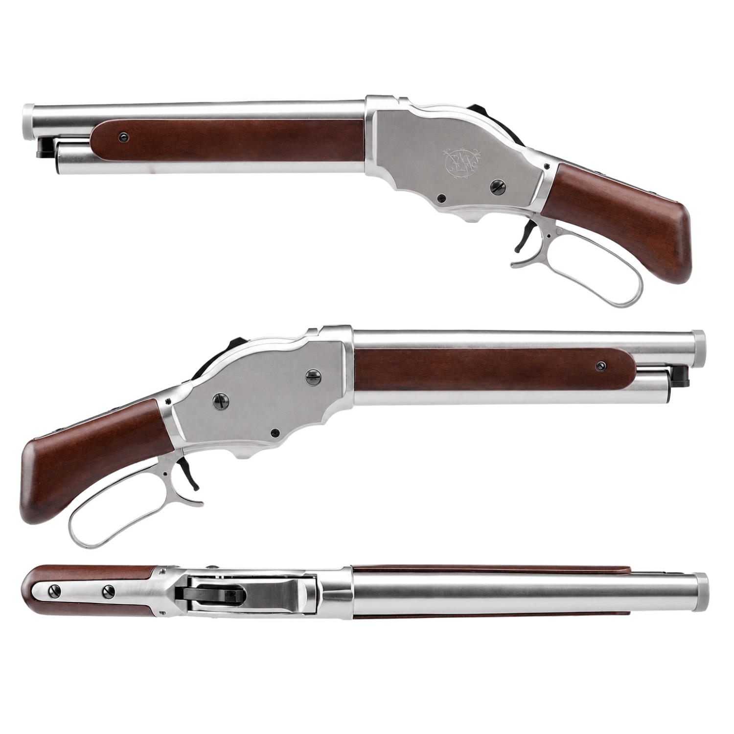 S&T M1887 Terminator Lever Action Gas Airsoft Shotgun (STGS07S-SV