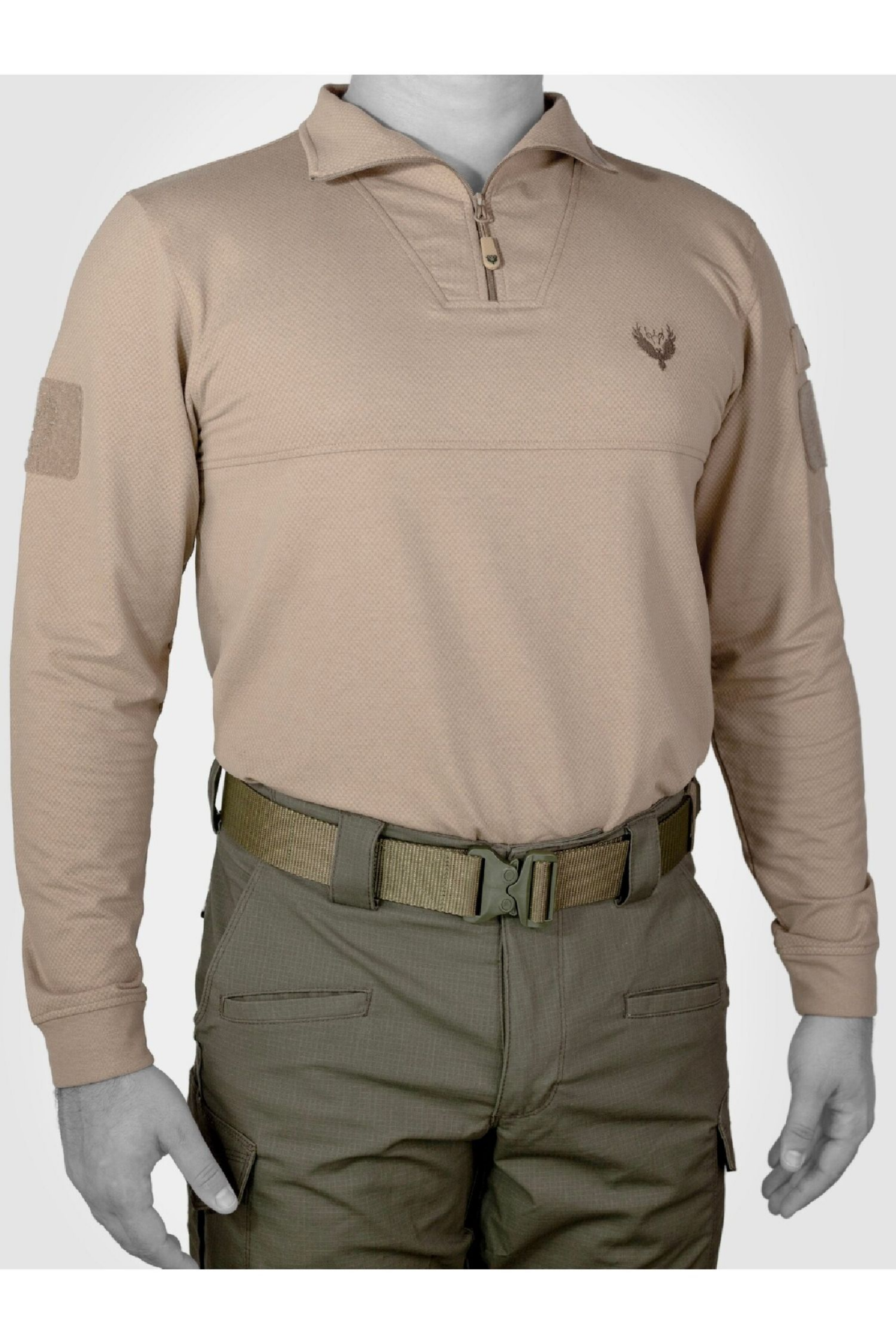 Mudeir Taktik Uzun Kollu T-Shirt – Cemre Kayote Brown S