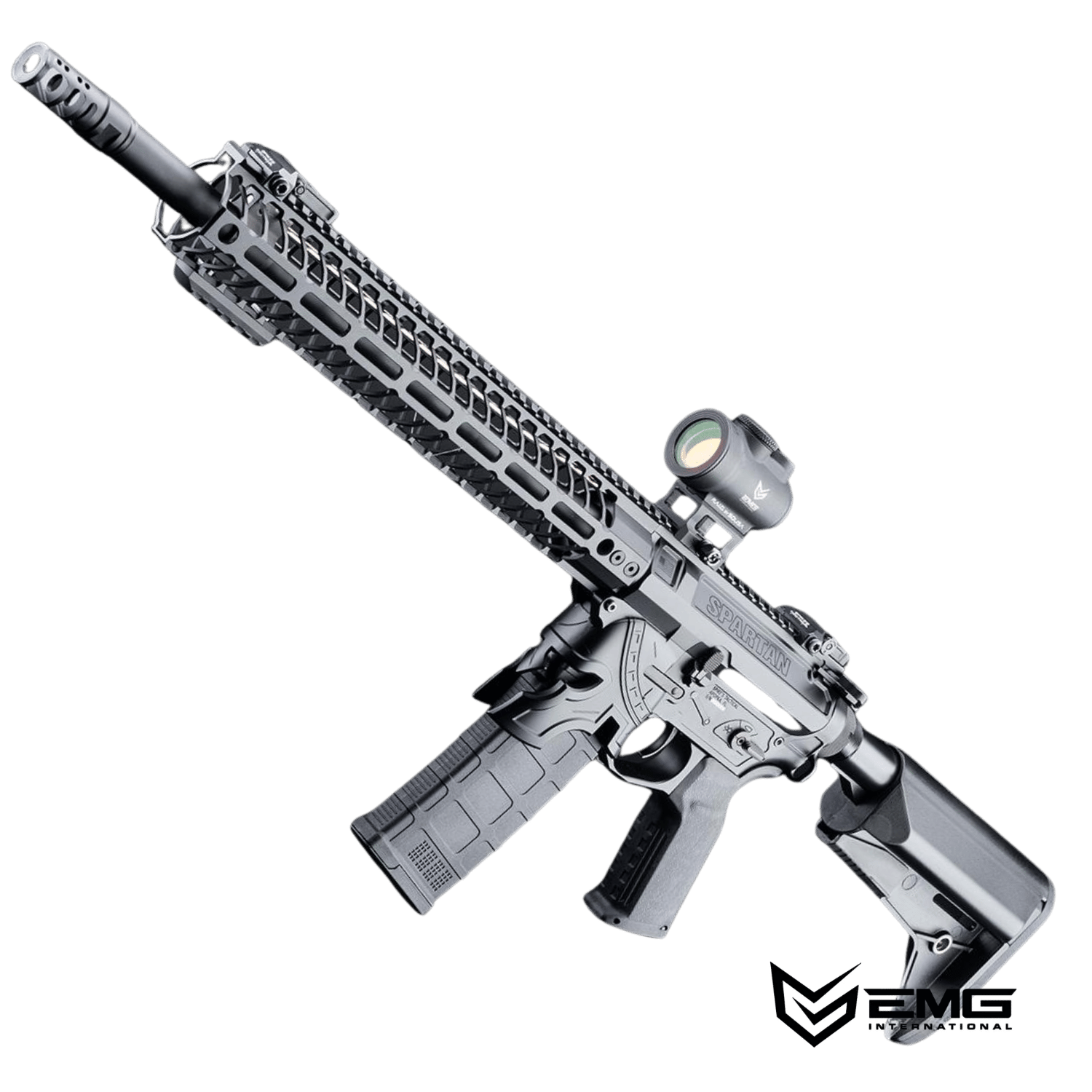 EMG x Spike's Tactical x Rare Breed ''Spartan'' 13.2'' Carbine / 400 FPS M4 Airsoft AEG Tüfek