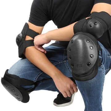 ISG TACT Ithal Taktik KneePad Diz ve Dirsek Koruyucu Set - OD Green