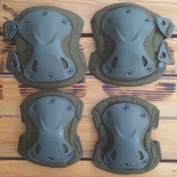 9mm Tactical X-tak PAD - Dizlik ve Dirseklik Koruma Seti Army Green