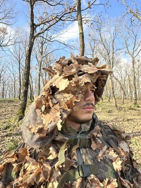 KMCS Mitznefet – Chef’s Hat, Floppy Hats Kamuflaj Yaprak Şeritli Gizlenme Beresi