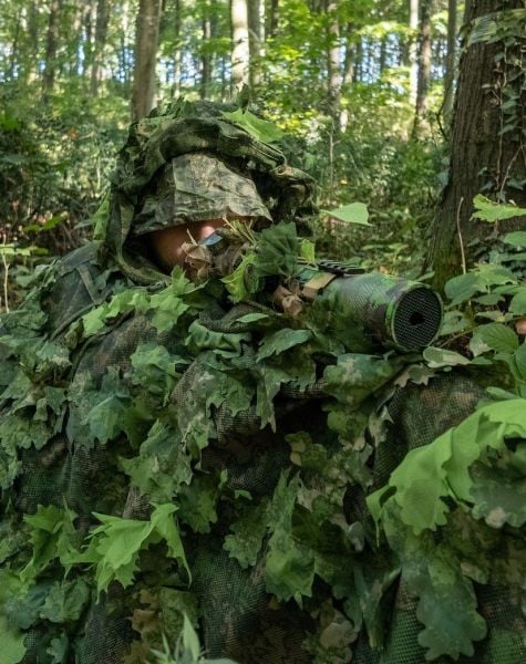 KMCS Next Gen Poncho Ghillie Mesh Kapüşonlu Bitki Örtüsü Panço Kamuflaj