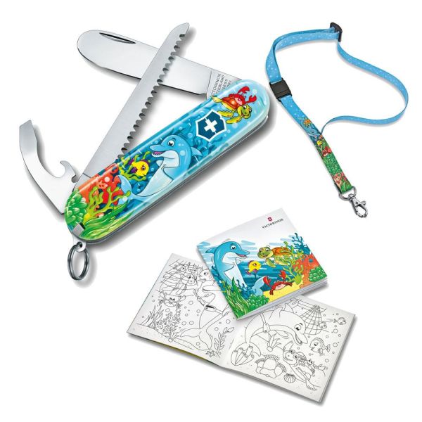 My First Victorinox Yunus Desenli Çakı ve Boyama Kitabı