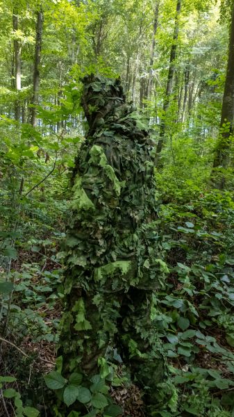 KMCS Ghillie Suit Lazer Kesim Bitki Örtüsü Yeşil Kamuflaj Takımı
