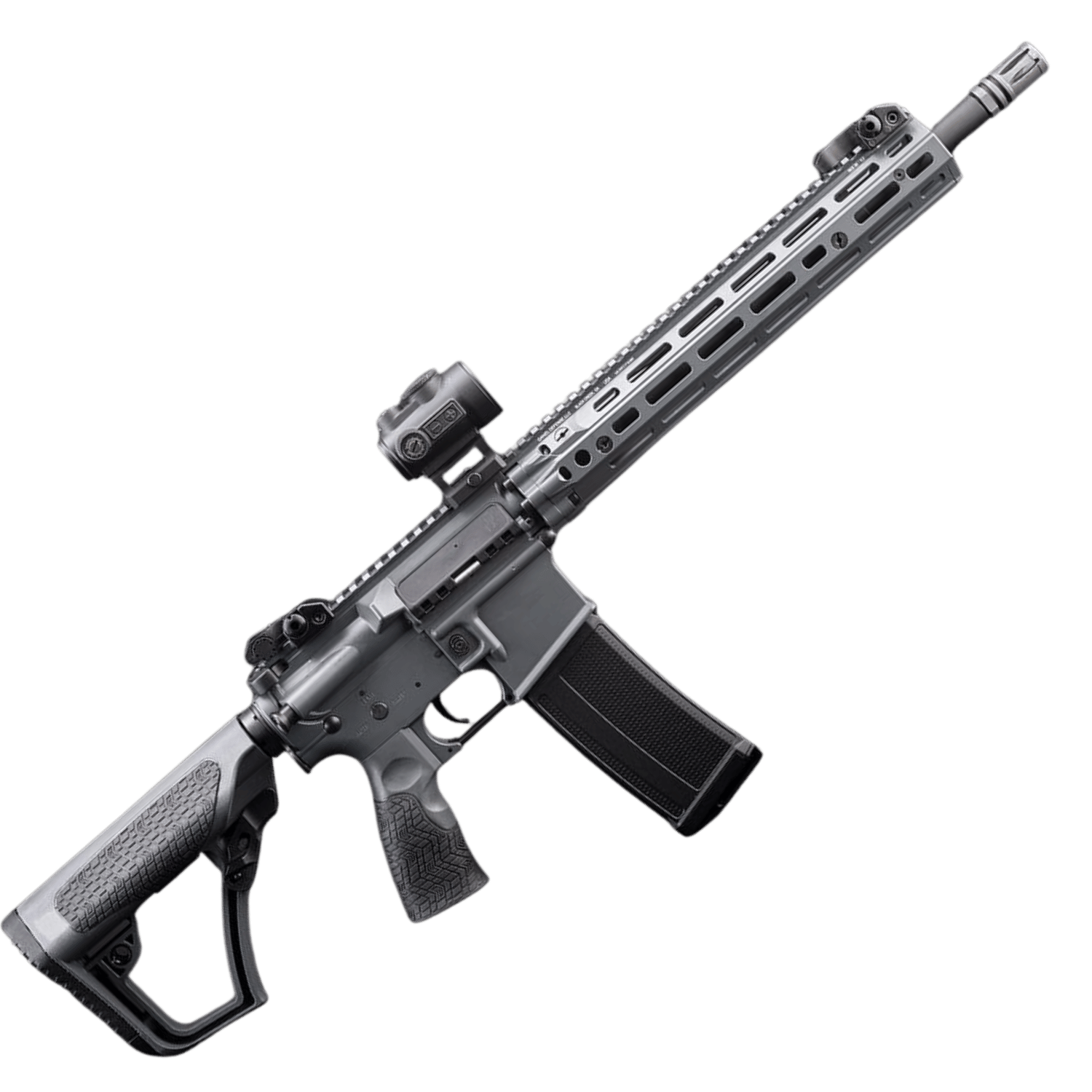 EMG Daniel Defense DDM4A1 RIII Gri Airsoft AEG Tüfek, CYMA Platin QBS (EMG-CM105A-DDL-GR-400)