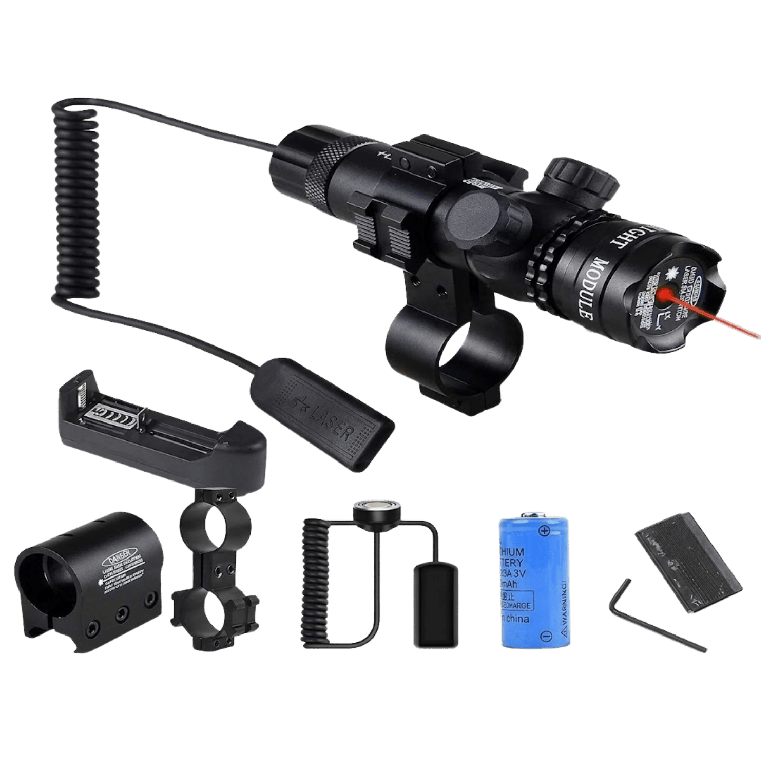 Spike Airsoft Ayarlanabilir Kırmızı Lazer – Kablolu Basmalı Anahtar