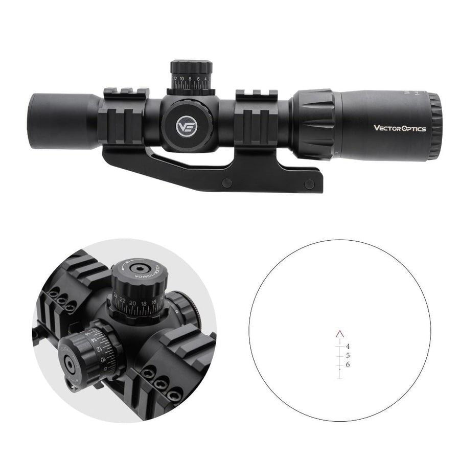 VECTOR OPTICS Mustang GENII 1-4x30 SFP Tüfek Dürbünü