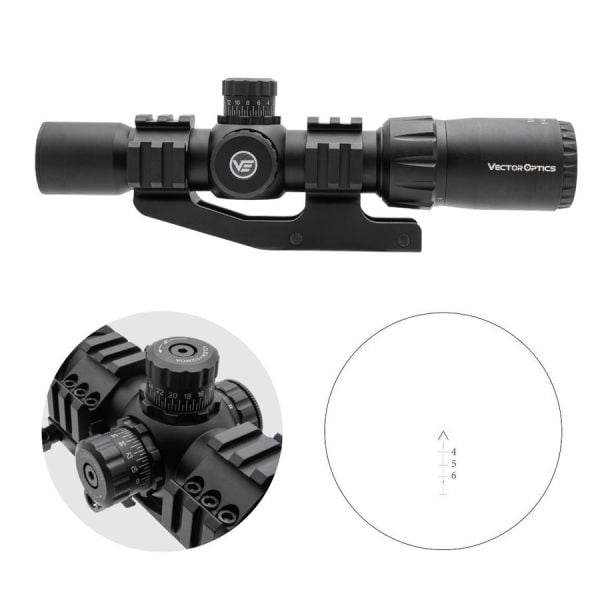 VECTOR OPTICS Mustang GENII 1-4x30 SFP Tüfek Dürbünü
